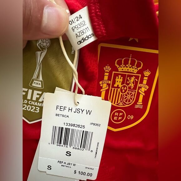 Adidas Spain España National Team 2024 Women Home Jersey - Picture 9 of 12